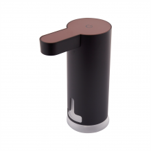 A411-7 сенсорный диспенсер для пены/жидкого мыла с USB зарядкой метал. черной с бордово- коричневой панелью)